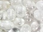 Lot: Polished Clear Quartz Pebbles - kg ( lbs) #77922-1